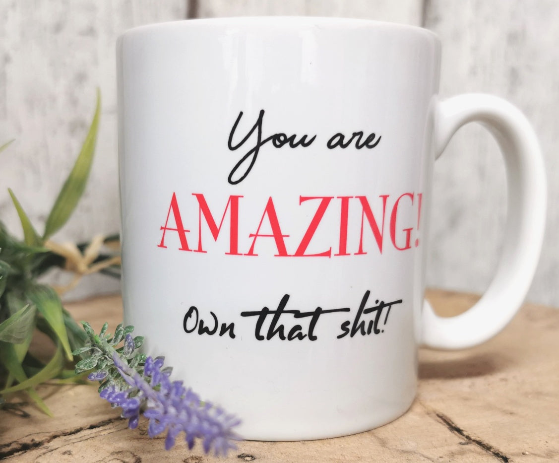 You are Amazing! Own that sh*t! Mug